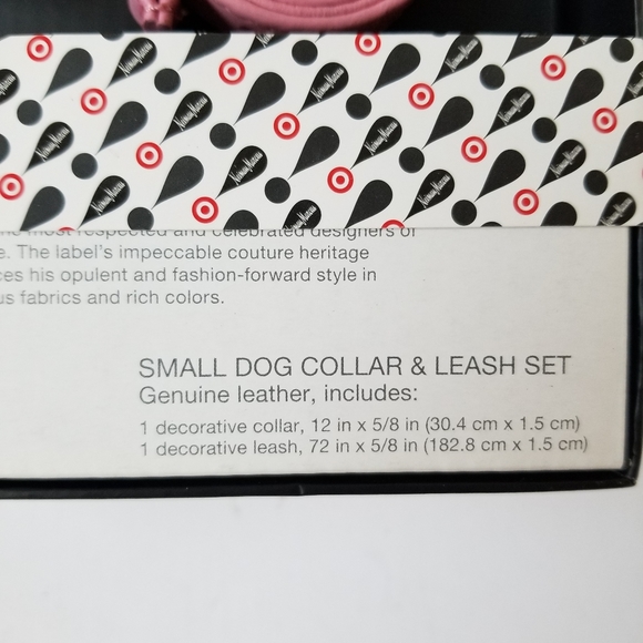 Oscar de la Renta dog collar and leash set new - Picture 5 of 13